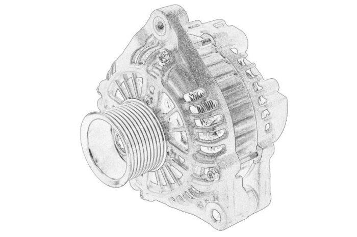 A4ta8491 alternator mitsubishi - obrazek 2
