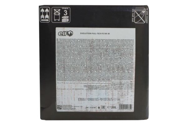 Evo 5w30 f. T. Llx 20lb oleje i smary elf xxl - obrazek 2