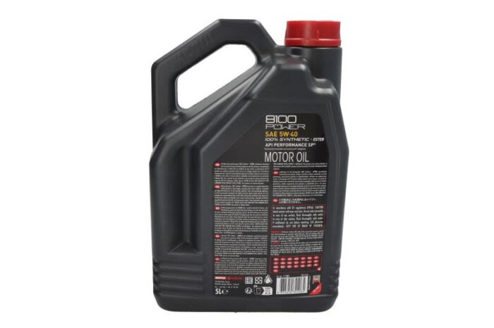 8100 power 5w40 5l oleje i smary motul - obrazek 2