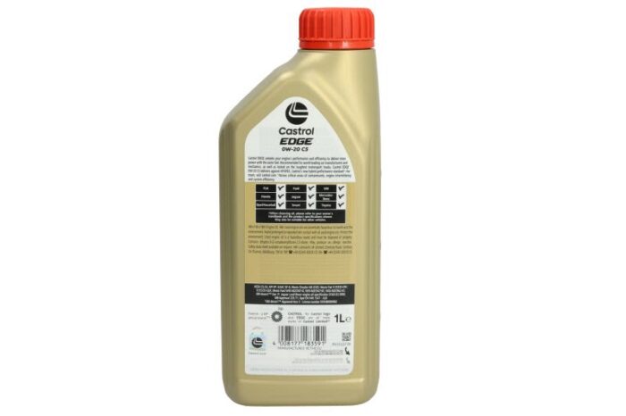 Edge 0w20 c5 1l oleje i smary castrol - obrazek 2