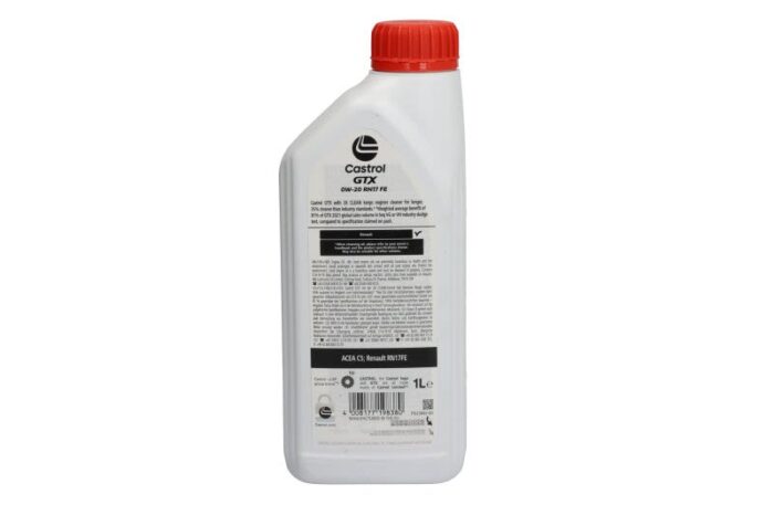 Gtx 0w20 rn17fe 1l oleje i smary castrol - obrazek 2
