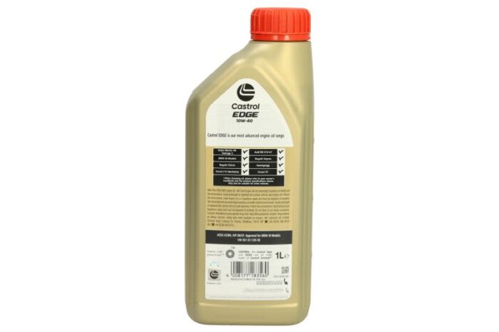 Edge 10w60 supercar 1l oleje i smary castrol - obrazek 3