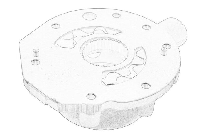 Al239889-jd obudowa pompy oleju oe john deere - obrazek 2