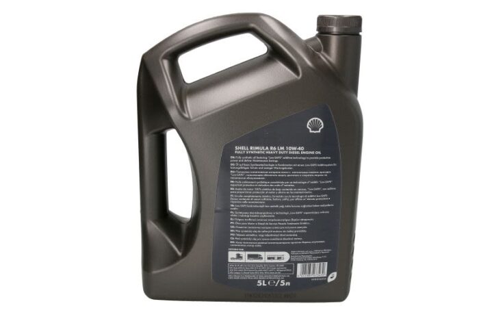 Rimula r6 lm 10w40 5l oleje i smary shell - obrazek 2