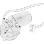3777698M92-MF Silnik wycieraczek OE AGCO