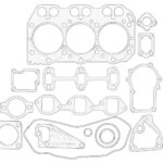 719632-92601 Kompletny zestaw uszczelek silnika (całość) OE YANMAR
