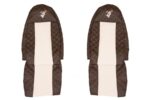 F-CORE FX01 BROWN/CHAMP Pokrowce na fotele F-CORE