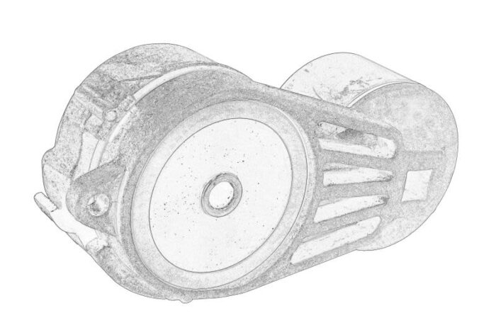 Sca2579168 napinacz paska wielorowkowego oe scania - obrazek 2
