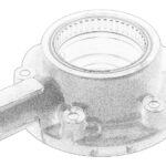 AL239889-JD Obudowa pompy oleju OE JOHN DEERE
