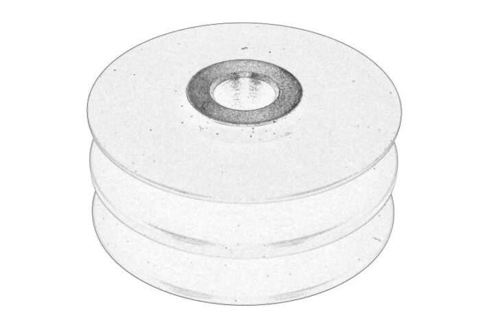 3115a049-per koło pasowe alternatora oe perkins - obrazek 2