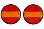 9EL113 324-001 SET 2 Klosz lampy tył HELLA - obrazek 2