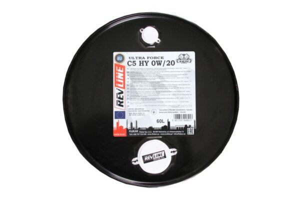 Ultra f. Hy c5 0w20 60l oleje i smary revline xxl - obrazek 2