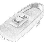 5801484225 Przełącznik podnośnika szyby OE IVECO