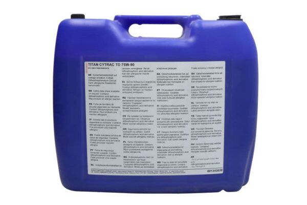 Titan cy. Td 75w90 20l oleje i smary fuchs xxl - obrazek 2