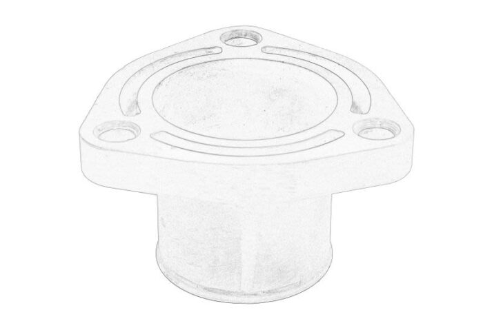 4661543 obudowa termostatu oe iveco - obrazek 2