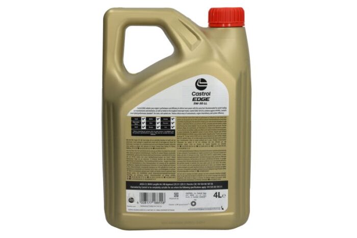 Edge 5w30 ll 4l oleje i smary castrol - obrazek 2