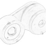 RE582501-JD Napinacz paska wielorowkowego OE JOHN DEERE