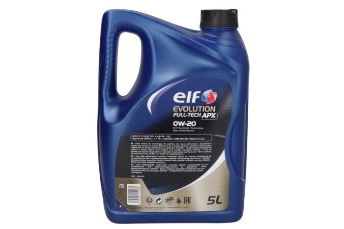 Evo 0w20 f. T. Apx 5l oleje i smary elf - obrazek 2