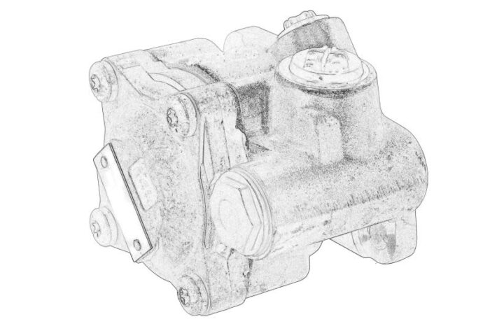 504243548 pompa hydrauliczna przekładni kierowniczej oe iveco - obrazek 2