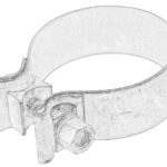 AL164678-JD Obejma układu wydechowego OE JOHN DEERE