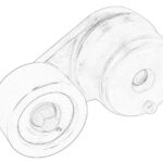RE582500-JD Napinacz paska rozrządu OE JOHN DEERE