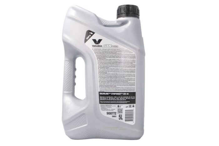 Synpower 0w40 5l oleje i smary valvoline - obrazek 2