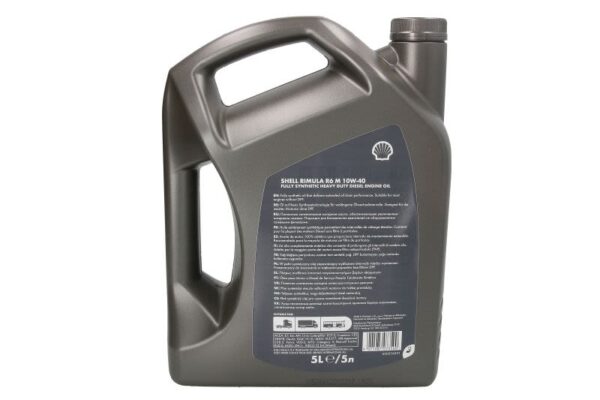 Rimula r6 m 10w40 5l oleje i smary shell - obrazek 2