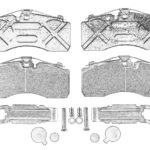 008 420 58 20 Klocek hamulcowy kpl. OE DB TRUCK