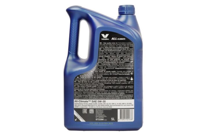 All climate 5w30 5l oleje i smary valvoline - obrazek 2