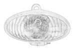 RE269638-JD Lampa robocza OE JOHN DEERE