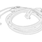 ISU8973624600 Czujnik ABS OE ISUZU