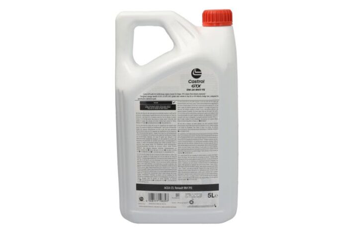 Gtx 0w20 rn17fe 5l oleje i smary castrol - obrazek 2