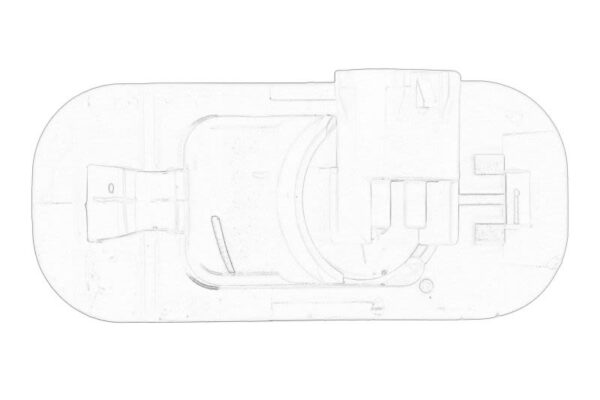 Isu8982244820 lampa oświetlenia tablicy rej. Oe isuzu - obrazek 2