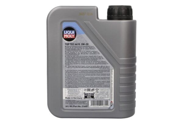 Lim21660 0w20 1l oleje i smary liqui moly - obrazek 2