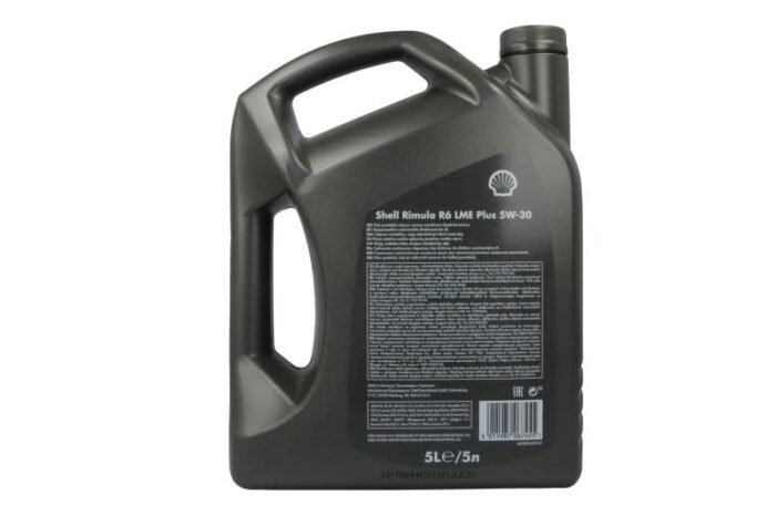 Rimula r6 lme+ 5w30 5l oleje i smary shell - obrazek 2