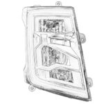 JC4613W029AHN Reflektor OE FORD TRUCKS