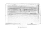 87301999-CNH Lampa oświetlenia tablicy rej. OE CNH