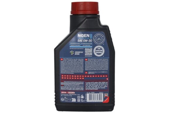 Ngen hybrid 0w30 1l oleje i smary motul - obrazek 3