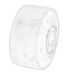 4297162M1-MF Silentblock ramy pojazdu OE AGCO