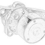 320/A8586 Napinacz paska OE JCB