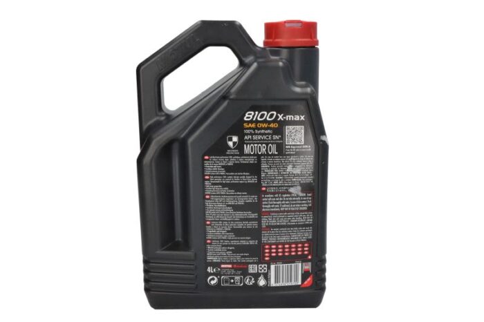 8100 x-max 0w40 4l oleje i smary motul - obrazek 2