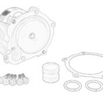 F731200610030-AGCO Pompa cieczy chłodzącej OE AGCO