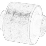 4393060M2-MF Silentblock ramy pojazdu OE AGCO