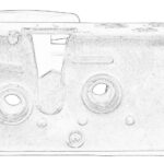 5094363-CNH Zamek drzwi OE CNH