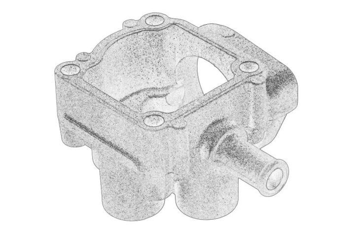 T435929-per obudowa termostatu oe perkins - obrazek 2