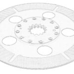 AL171954-JD Tarcza hamulcowa OE JOHN DEERE