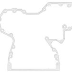 R545883-JD Uszczelka pokrywy rozrządu OE JOHN DEERE