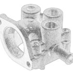 T435929-PER Obudowa termostatu OE PERKINS