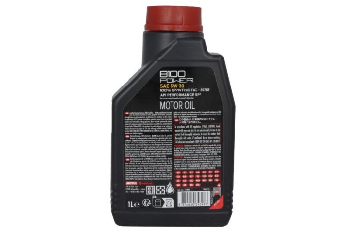 8100 power 5w30 1l oleje i smary motul - obrazek 2