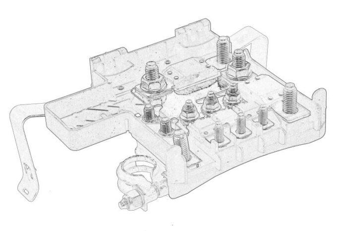 69500831 klemy, zaciski, adaptory oe iveco - obrazek 2